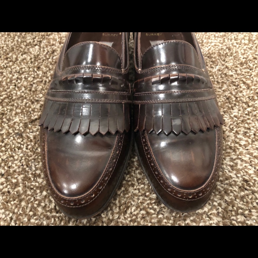 Bruno Magli Men’s Brown Surrey Leather Loafers